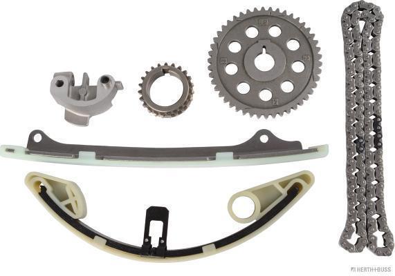Jeu de distribution à chaînes (Kit chaîne de distribution) HERTH+BUSS JAKOPARTS ref. J1194001