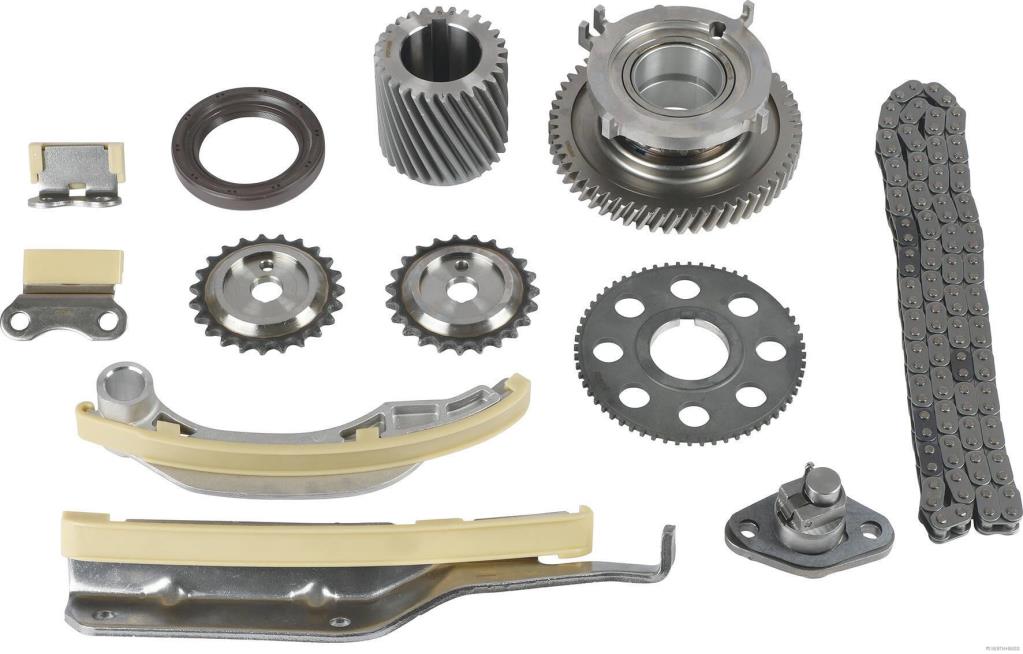Jeu de distribution à chaînes (Kit chaîne de distribution) HERTH+BUSS JAKOPARTS ref. J1195002