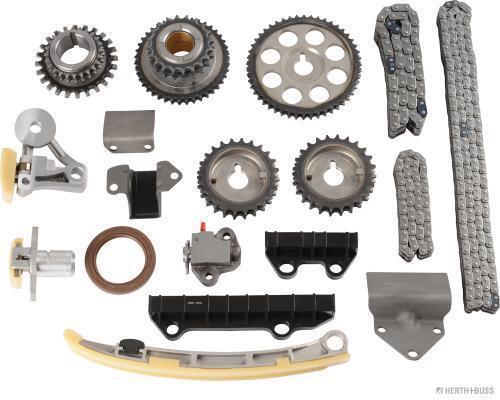 Jeu de distribution à chaînes (Kit chaîne de distribution) HERTH+BUSS JAKOPARTS ref. J1198006