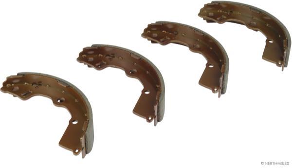 Jeu de 4 mâchoires de frein (Garniture de frein à tambour) HERTH+BUSS JAKOPARTS ref. J3500322