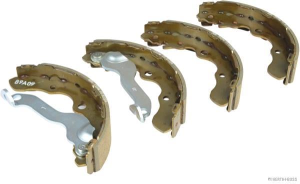 Jeu de 4 mâchoires de frein (Garniture de frein à tambour) HERTH+BUSS JAKOPARTS ref. J3500336