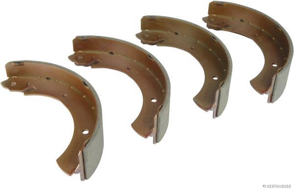 Jeu de 4 mâchoires de frein (Garniture de frein à tambour) HERTH+BUSS JAKOPARTS ref. J3500502