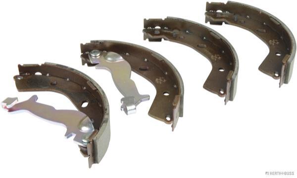 Jeu de 4 mâchoires de frein (Garniture de frein à tambour) HERTH+BUSS JAKOPARTS ref. J3500523
