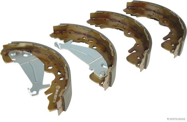 Jeu de 4 mâchoires de frein (Garniture de frein à tambour) HERTH+BUSS JAKOPARTS ref. J3500529