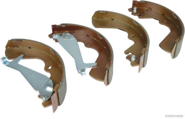 Jeu de 4 mâchoires de frein (Garniture de frein à tambour) HERTH+BUSS JAKOPARTS ref. J3500531
