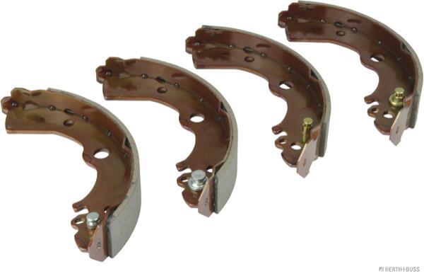 Jeu de 4 mâchoires de frein (Garniture de frein à tambour) HERTH+BUSS JAKOPARTS ref. J3501042