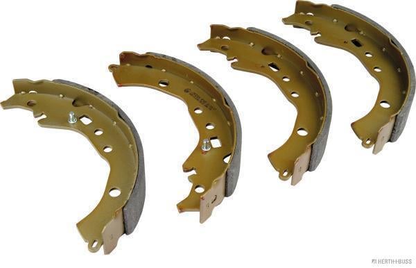 Jeu de 4 mâchoires de frein (Garniture de frein à tambour) HERTH+BUSS JAKOPARTS ref. J3502004