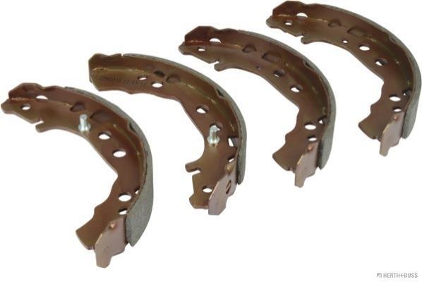 Jeu de 4 mâchoires de frein (Garniture de frein à tambour) HERTH+BUSS JAKOPARTS ref. J3502019