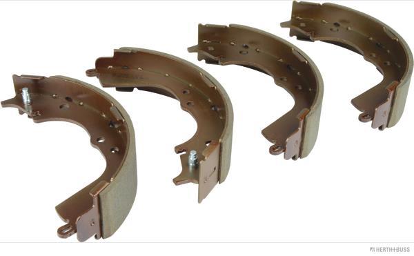 Jeu de 4 mâchoires de frein (Garniture de frein à tambour) HERTH+BUSS JAKOPARTS ref. J3502065