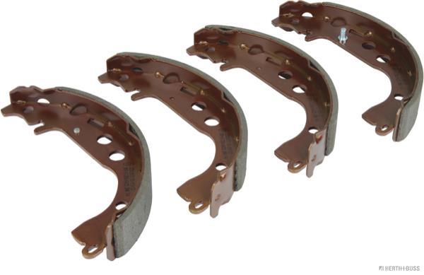 Jeu de 4 mâchoires de frein (Garniture de frein à tambour) HERTH+BUSS JAKOPARTS ref. J3502071