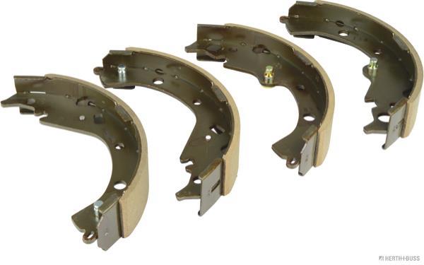 Jeu de 4 mâchoires de frein (Garniture de frein à tambour) HERTH+BUSS JAKOPARTS ref. J3502072