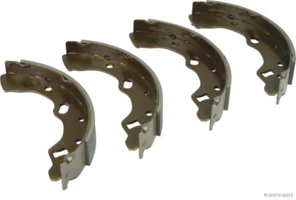 Jeu de 4 mâchoires de frein (Garniture de frein à tambour) HERTH+BUSS JAKOPARTS ref. J3503017