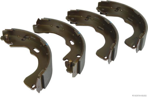 Jeu de 4 mâchoires de frein (Garniture de frein à tambour) HERTH+BUSS JAKOPARTS ref. J3503039