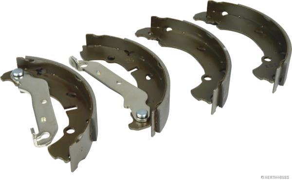 Jeu de 4 mâchoires de frein (Garniture de frein à tambour) HERTH+BUSS JAKOPARTS ref. J3503051