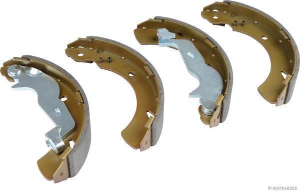 Jeu de 4 mâchoires de frein (Garniture de frein à tambour) HERTH+BUSS JAKOPARTS ref. J3504004