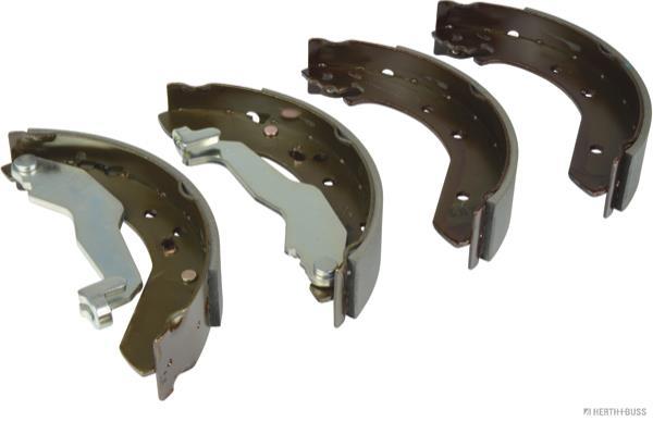 Jeu de 4 mâchoires de frein (Garniture de frein à tambour) HERTH+BUSS JAKOPARTS ref. J3504015