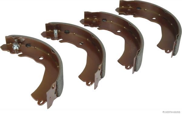 Jeu de 4 mâchoires de frein (Garniture de frein à tambour) HERTH+BUSS JAKOPARTS ref. J3505005