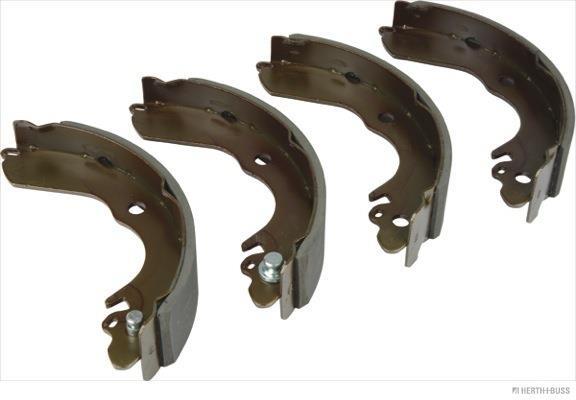 Jeu de 4 mâchoires de frein (Garniture de frein à tambour) HERTH+BUSS JAKOPARTS ref. J3505031