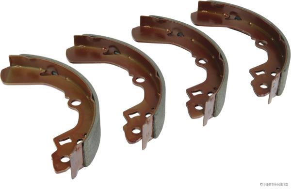 Jeu de 4 mâchoires de frein (Garniture de frein à tambour) HERTH+BUSS JAKOPARTS ref. J3506012