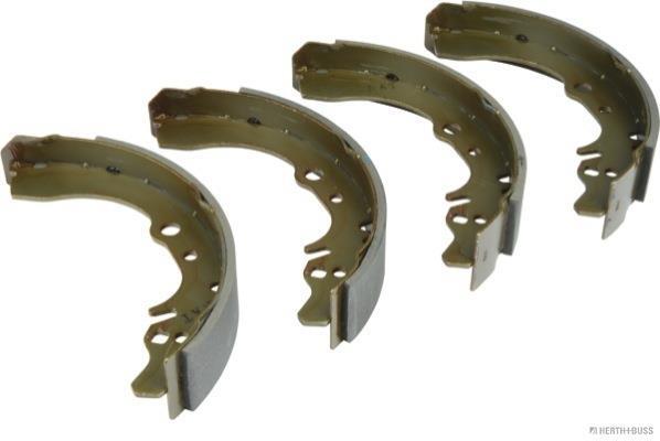 Jeu de 4 mâchoires de frein (Garniture de frein à tambour) HERTH+BUSS JAKOPARTS ref. J3506019