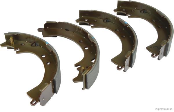 Jeu de 4 mâchoires de frein (Garniture de frein à tambour) HERTH+BUSS JAKOPARTS ref. J3506020