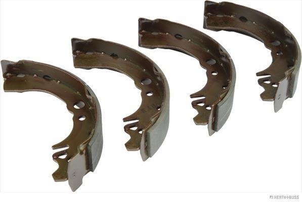 Jeu de 4 mâchoires de frein (Garniture de frein à tambour) HERTH+BUSS JAKOPARTS ref. J3506021