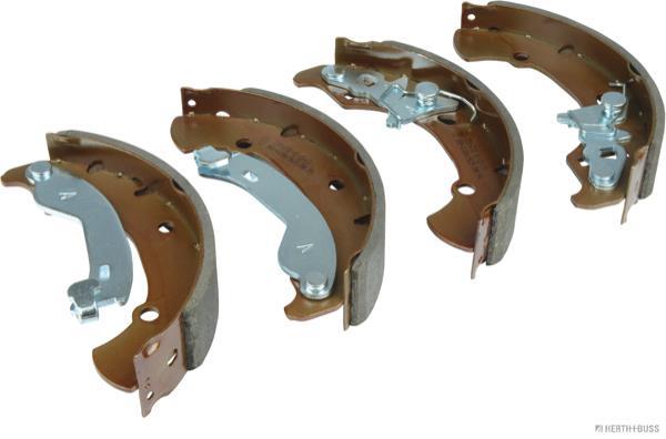 Jeu de 4 mâchoires de frein (Garniture de frein à tambour) HERTH+BUSS JAKOPARTS ref. J3506032