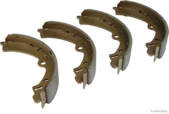 Jeu de 4 mâchoires de frein (Garniture de frein à tambour) HERTH+BUSS JAKOPARTS ref. J3508006