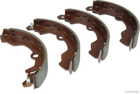 Jeu de 4 mâchoires de frein (Garniture de frein à tambour) HERTH+BUSS JAKOPARTS ref. J3508018