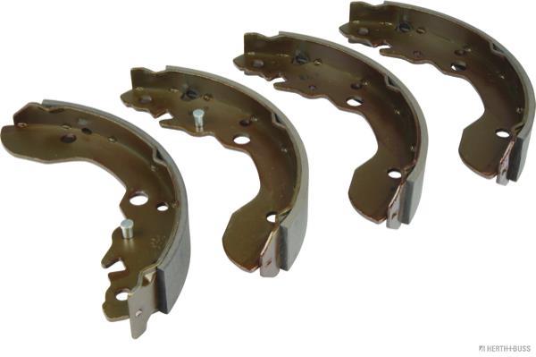 Jeu de 4 mâchoires de frein (Garniture de frein à tambour) HERTH+BUSS JAKOPARTS ref. J3508020