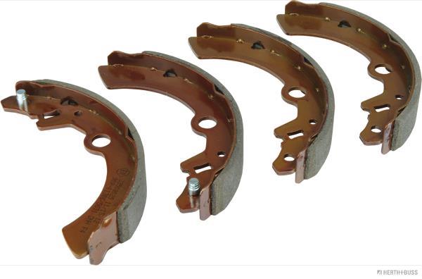Jeu de 4 mâchoires de frein (Garniture de frein à tambour) HERTH+BUSS JAKOPARTS ref. J3508025