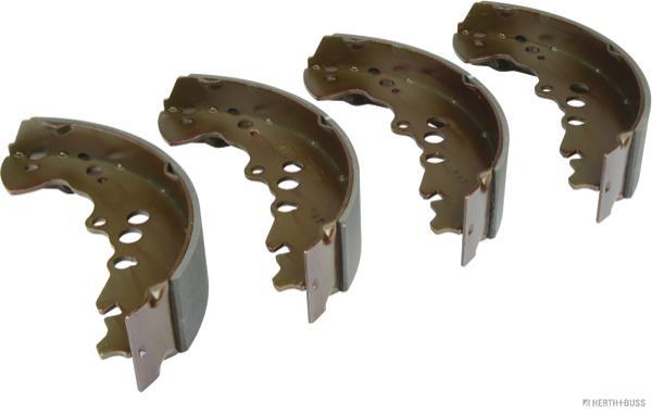 Jeu de 4 mâchoires de frein (Garniture de frein à tambour) HERTH+BUSS JAKOPARTS ref. J3508027