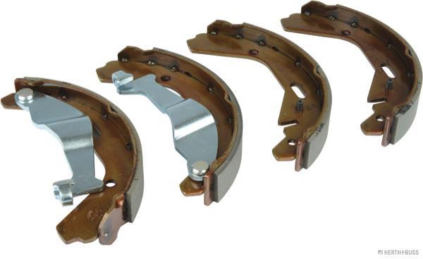 Jeu de 4 mâchoires de frein (Garniture de frein à tambour) HERTH+BUSS JAKOPARTS ref. J3508028