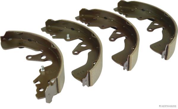 Jeu de 4 mâchoires de frein (Garniture de frein à tambour) HERTH+BUSS JAKOPARTS ref. J3508031