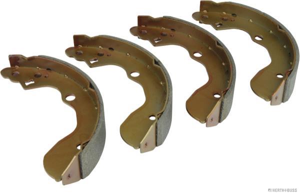 Jeu de 4 mâchoires de frein (Garniture de frein à tambour) HERTH+BUSS JAKOPARTS ref. J3508035