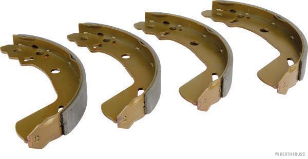 Jeu de 4 mâchoires de frein (Garniture de frein à tambour) HERTH+BUSS JAKOPARTS ref. J3508036