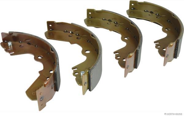 Jeu de 4 mâchoires de frein (Garniture de frein à tambour) HERTH+BUSS JAKOPARTS ref. J3509005
