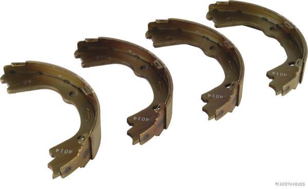 Jeu de mâchoires de frein à main (Mâchoire de frein à main) HERTH+BUSS JAKOPARTS ref. J3510501
