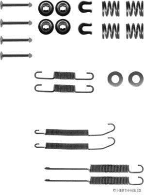 Kit d'accessoires pour mâchoire de frein à tambour HERTH+BUSS JAKOPARTS ref. J3561005