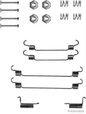 Kit d'accessoires pour mâchoire de frein à tambour HERTH+BUSS JAKOPARTS ref. J3561006