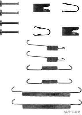 Kit d'accessoires pour mâchoire de frein à tambour HERTH+BUSS JAKOPARTS ref. J3562007
