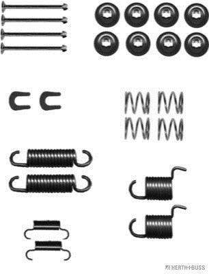 Kit d'accessoires pour mâchoire de frein à tambour HERTH+BUSS JAKOPARTS ref. J3562010