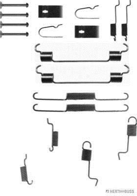 Kit d'accessoires pour mâchoire de frein à tambour HERTH+BUSS JAKOPARTS ref. J3563007