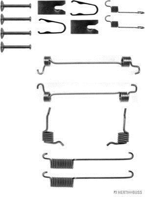Kit d'accessoires pour mâchoire de frein à tambour HERTH+BUSS JAKOPARTS ref. J3563008