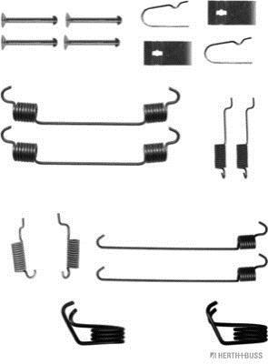 Kit d'accessoires pour mâchoire de frein à tambour HERTH+BUSS JAKOPARTS ref. J3563011
