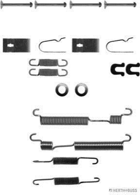 Kit d'accessoires pour mâchoire de frein à tambour HERTH+BUSS JAKOPARTS ref. J3564000