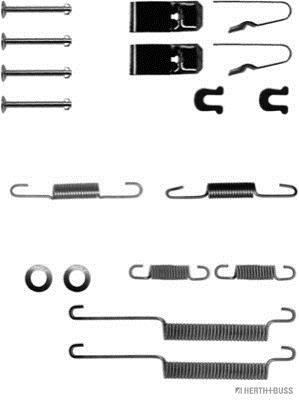 Kit d'accessoires pour mâchoire de frein à tambour HERTH+BUSS JAKOPARTS ref. J3564001