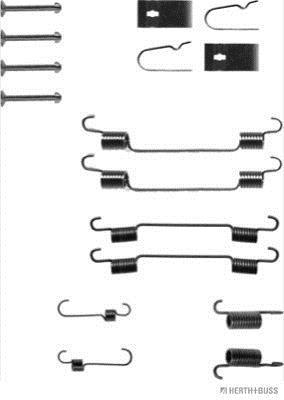 Kit d'accessoires pour mâchoire de frein à tambour HERTH+BUSS JAKOPARTS ref. J3568000
