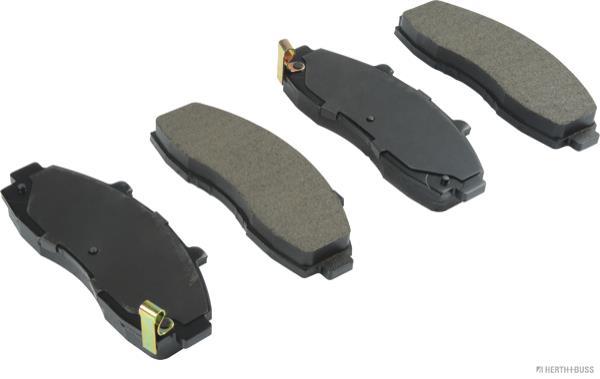 Jeu de 4 plaquettes de frein HERTH+BUSS JAKOPARTS J3600313