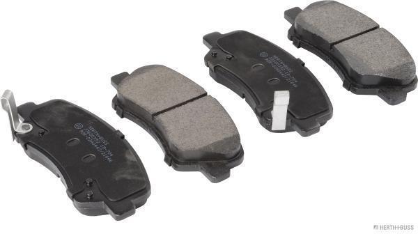 Jeu de 4 plaquettes de frein HERTH+BUSS JAKOPARTS ref. J3600352